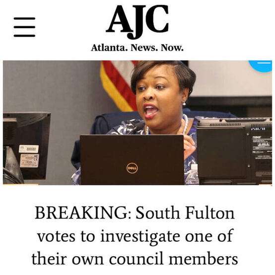 South Fulton's City Council has called for an investigation of Councilmember Helen Z. Willis, who has been accused of re-directing a development deal away from the city at the cost of $7 million, according to the city's financial planner.  khalidCares.com/News