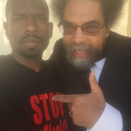 khalid & Dr. Cornel West at 2016 Democratic Convention Platform Meeting in Orlando, FL.