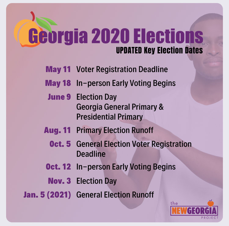 Updated Key Georgia Election Dates & Deadlines khalidCares.com/Vote