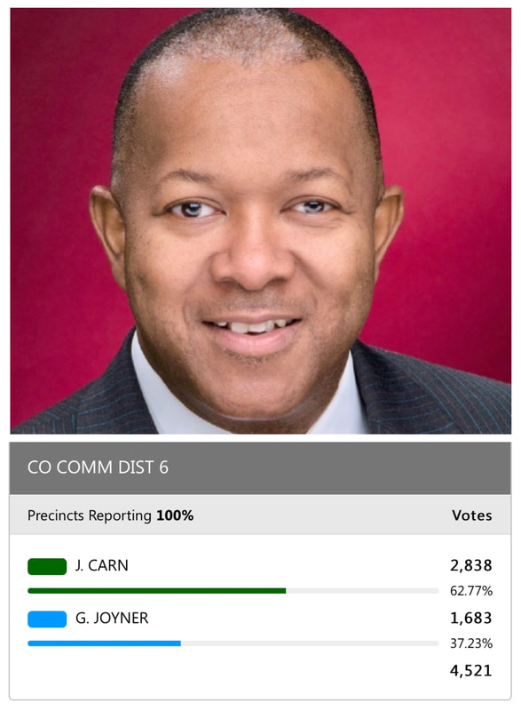 Former College Park City Councilman Joe Carn will face Former Fulton County Commissioner Gordon Joyner in an October 15 Special Election to replace late South Fulton County Commissioner Emma Darnell. khalidCares.com/Vote
