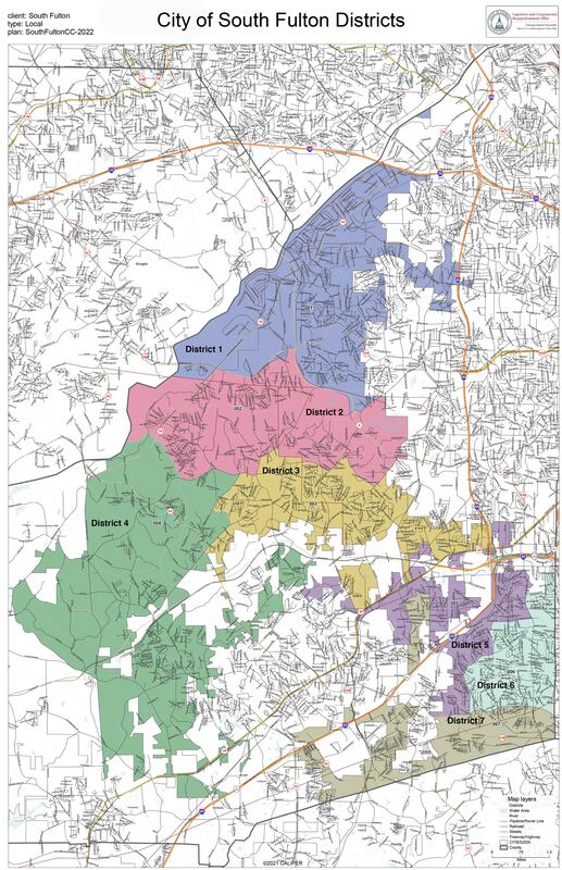 City of South Fulton, GA Map - Zoomable PDF (khalidCares.com/SouthFulton101)