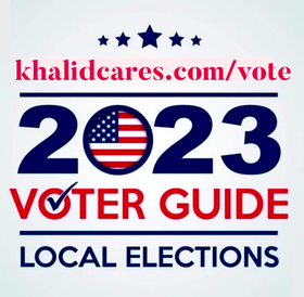 South Fulton, GA Mayor khalid's 2023 Voter Guide provides City of South Fulton residents information on Local Elections; and citizens nationwide a primer on political parties, elections and a roadmap on running for local, elected office. khalidCares.com/Vote 