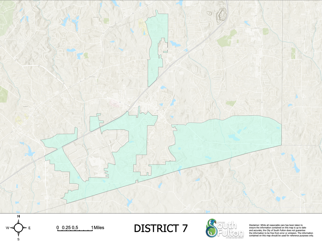 City of South Fulton District 7 (Jonesboro Rd/Hwy 138, Oakley Industrial, Fife) Map - khalidCares.com South Fulton 101