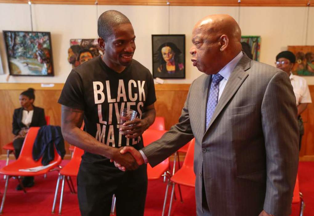 Before becoming a South Fulton City Councilman, one of the first events khalid organized as a co-convener of Atlanta's #BlackLivesMatter chapter was an intergenerational dialogue with 1960 Civil Rights Leaders, including Congressman John Lewis. khalidCares.com/bio